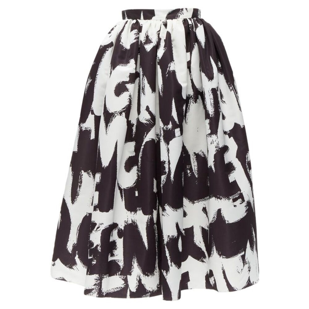 Alexander McQueen brh graffiti logo skirt